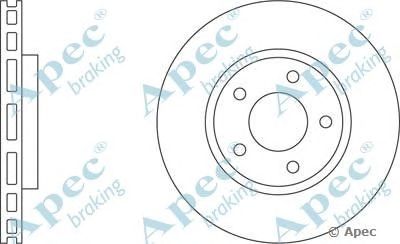 APEC BRAKING dsk972 -  Тормозной диск